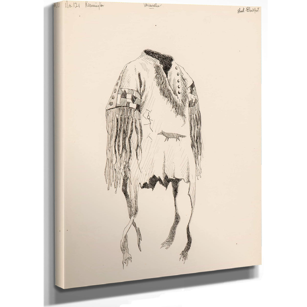 Illustration For The Song Of Hiawatha by Frederic Remington