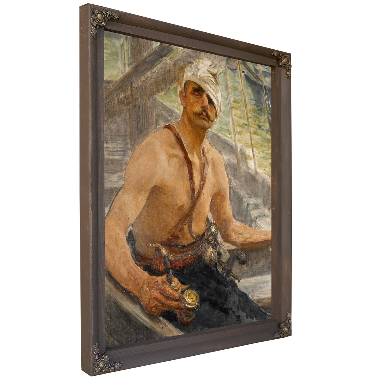 Black Sea Cossack By Ilya Efimovich Repin