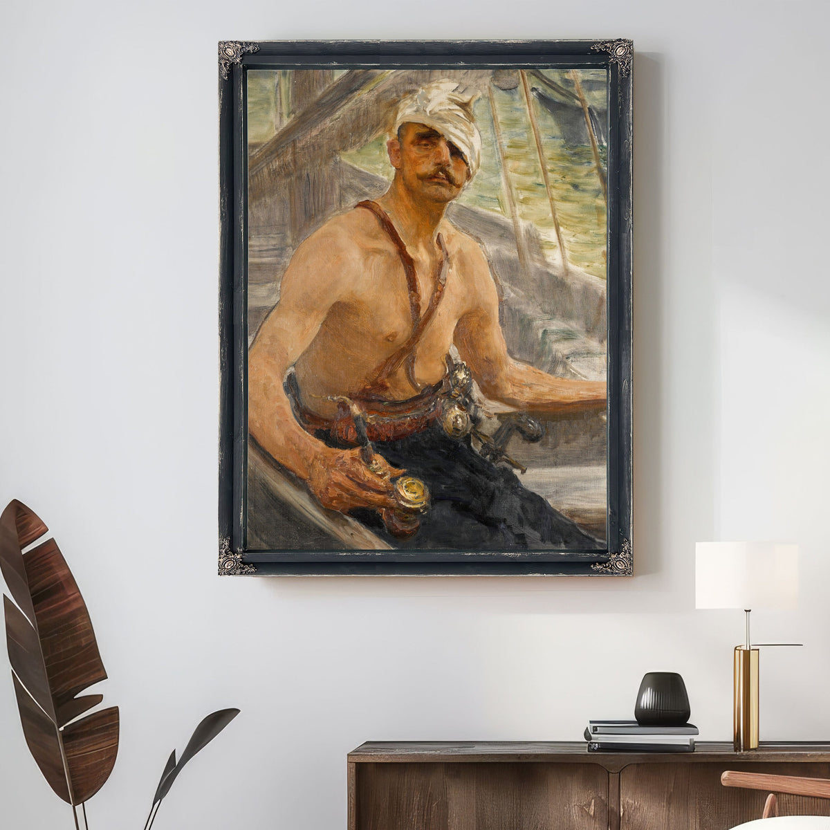 Black Sea Cossack By Ilya Efimovich Repin