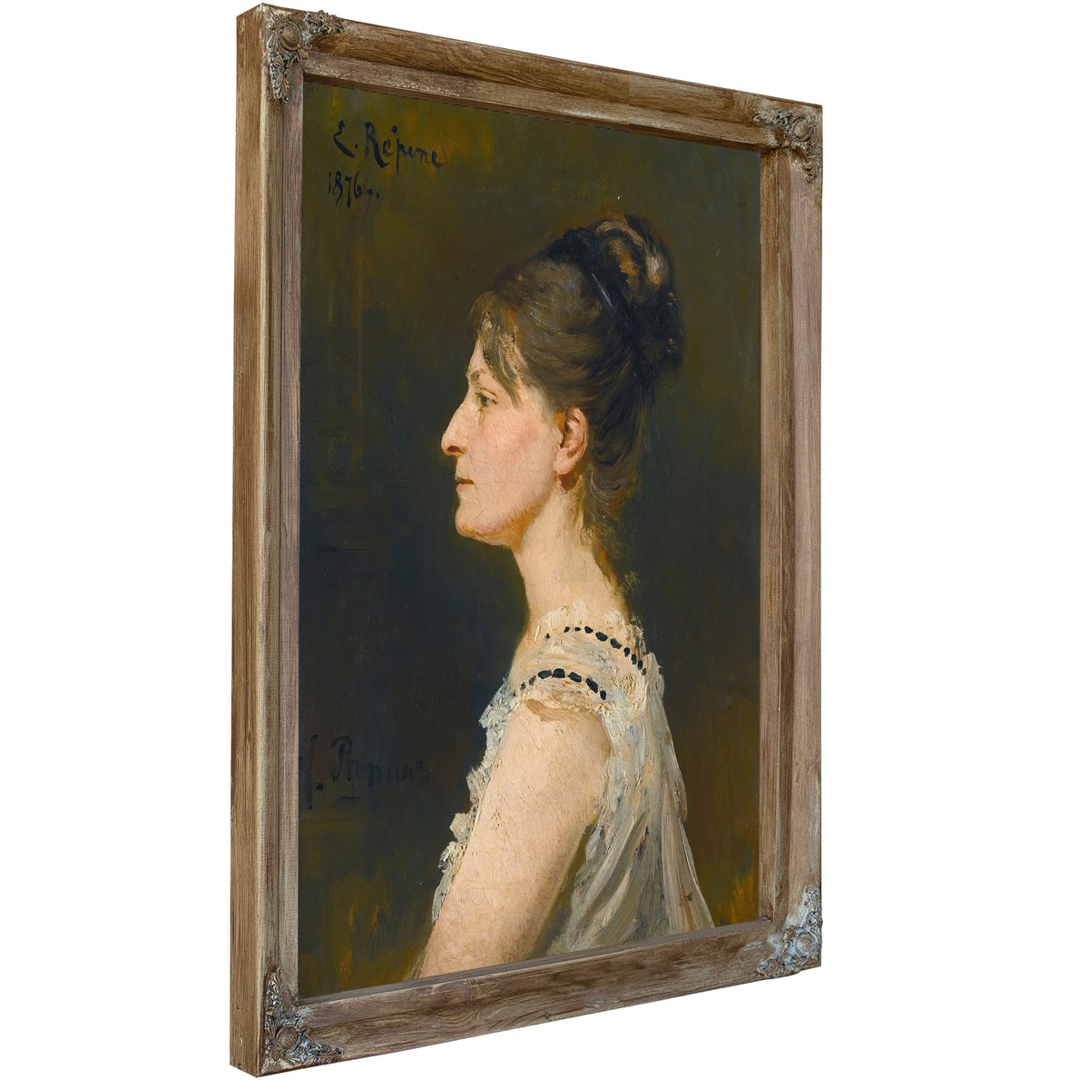 Portrait a Lady Said to Be Maria By Ilya Efimovich Repin