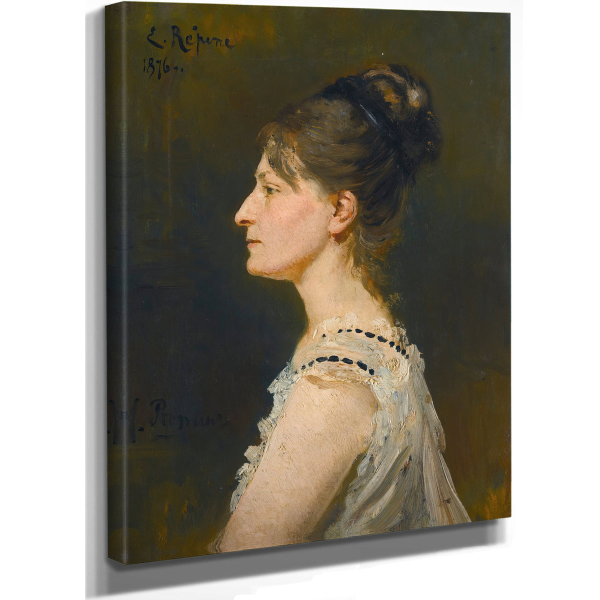 Portrait a Lady Said to Be Maria By Ilya Efimovich Repin