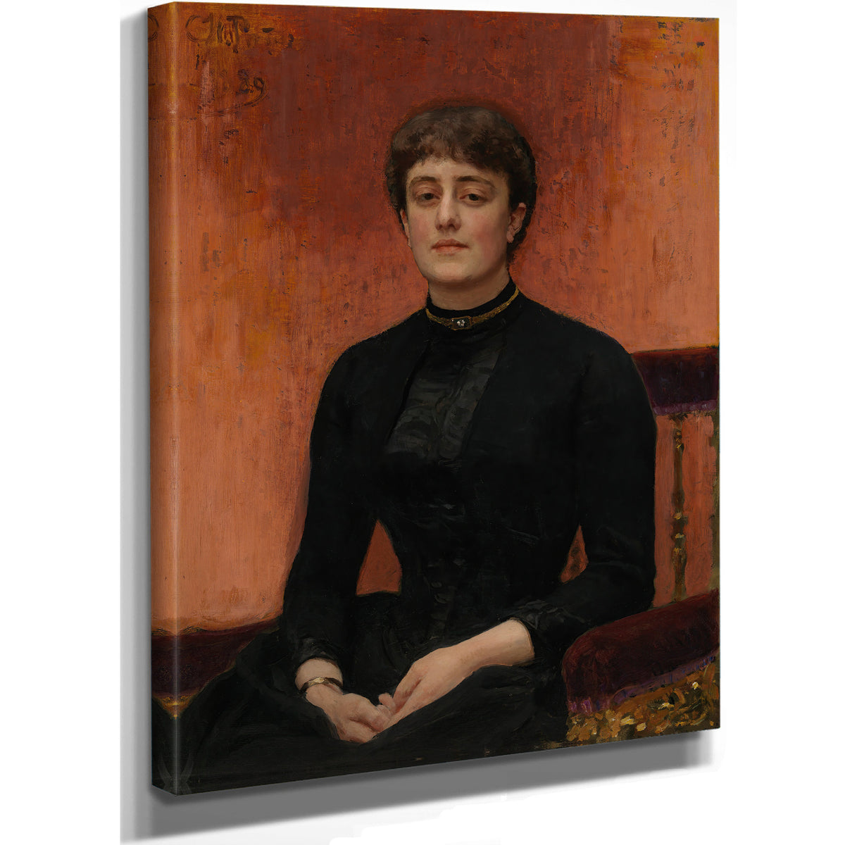 Portrait Jelizaveta Zvantseva By Ilya Efimovich Repin
