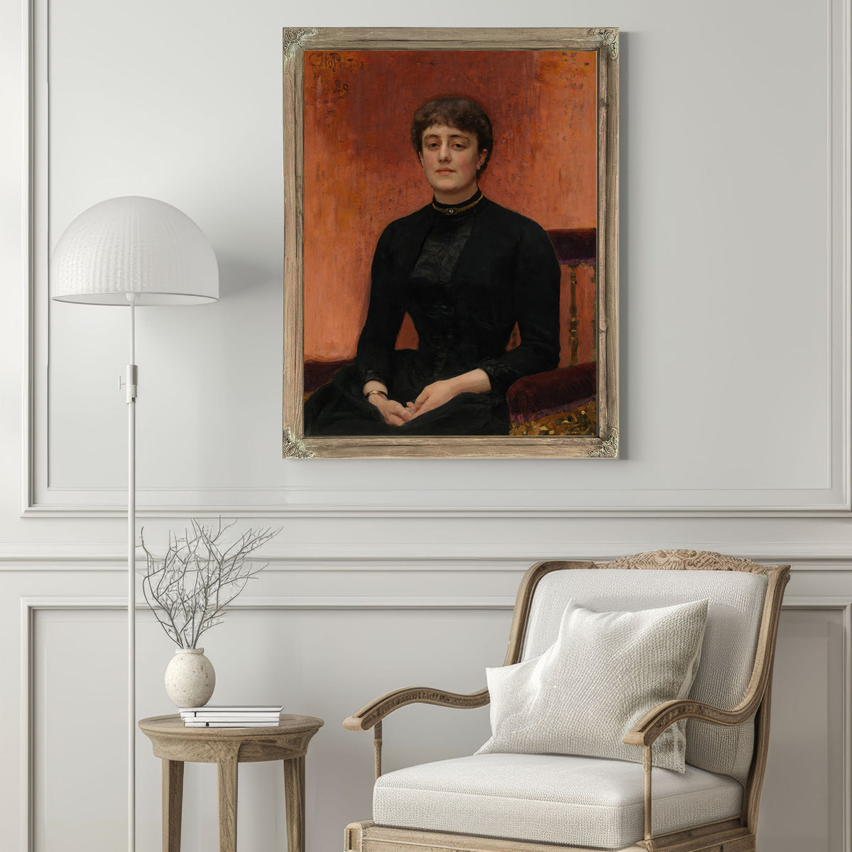 Portrait Jelizaveta Zvantseva By Ilya Efimovich Repin
