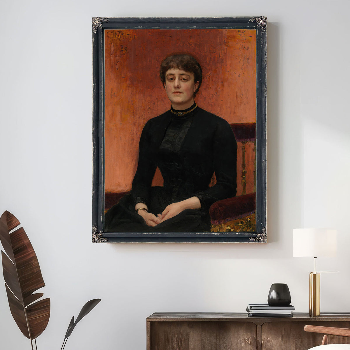 Portrait Jelizaveta Zvantseva By Ilya Efimovich Repin