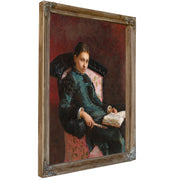 Portrait the Artists Wife Vera Repin By Ilya Efimovich Repin