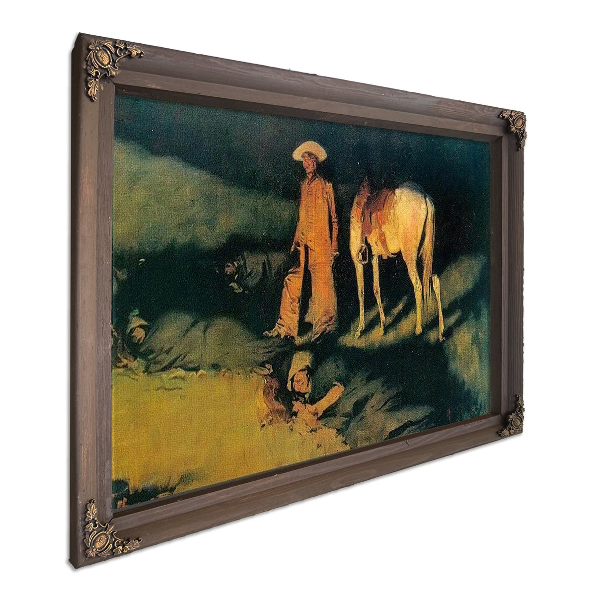 In From The Night Herd By Frederic Remington