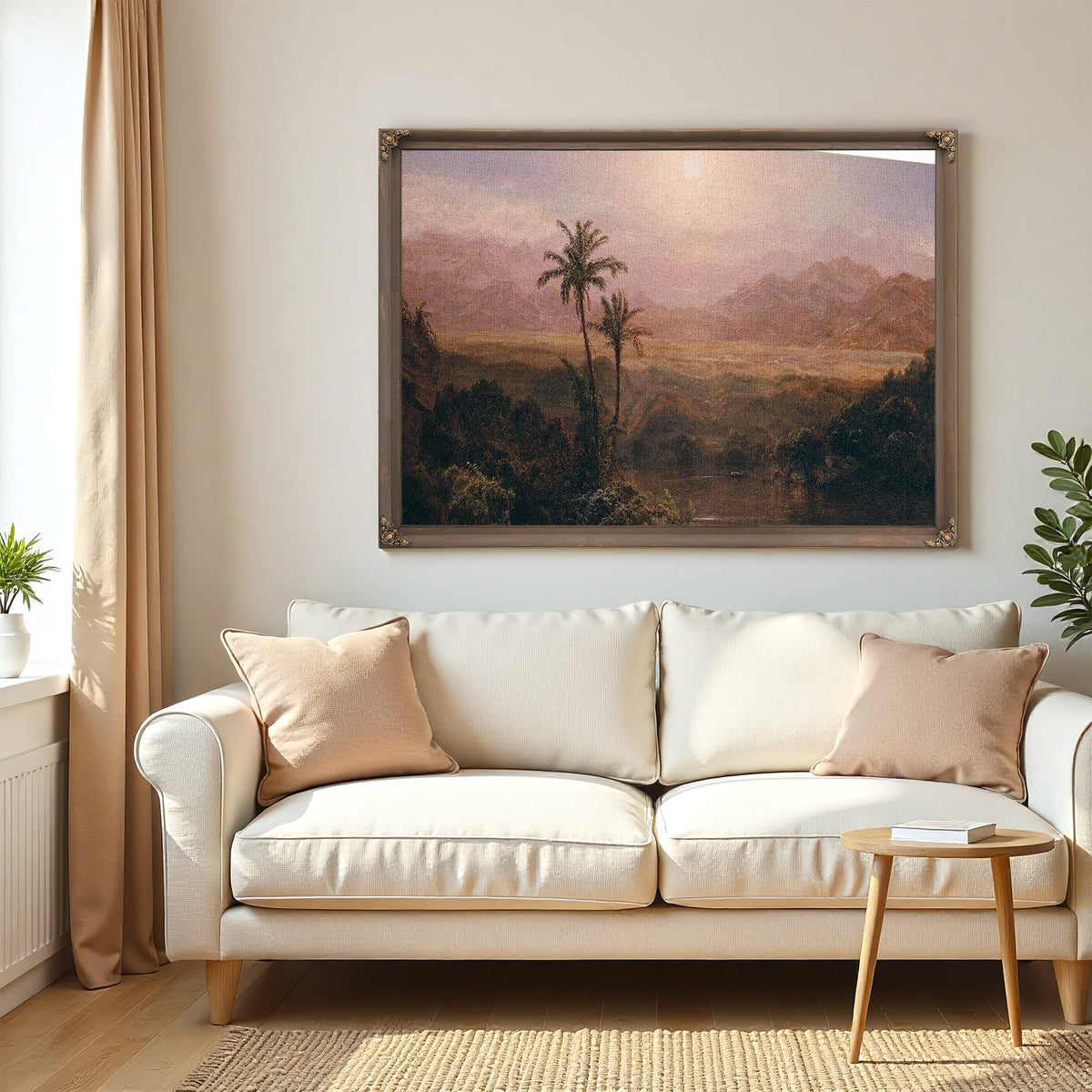 In The Andes By Frederic Edwin Church