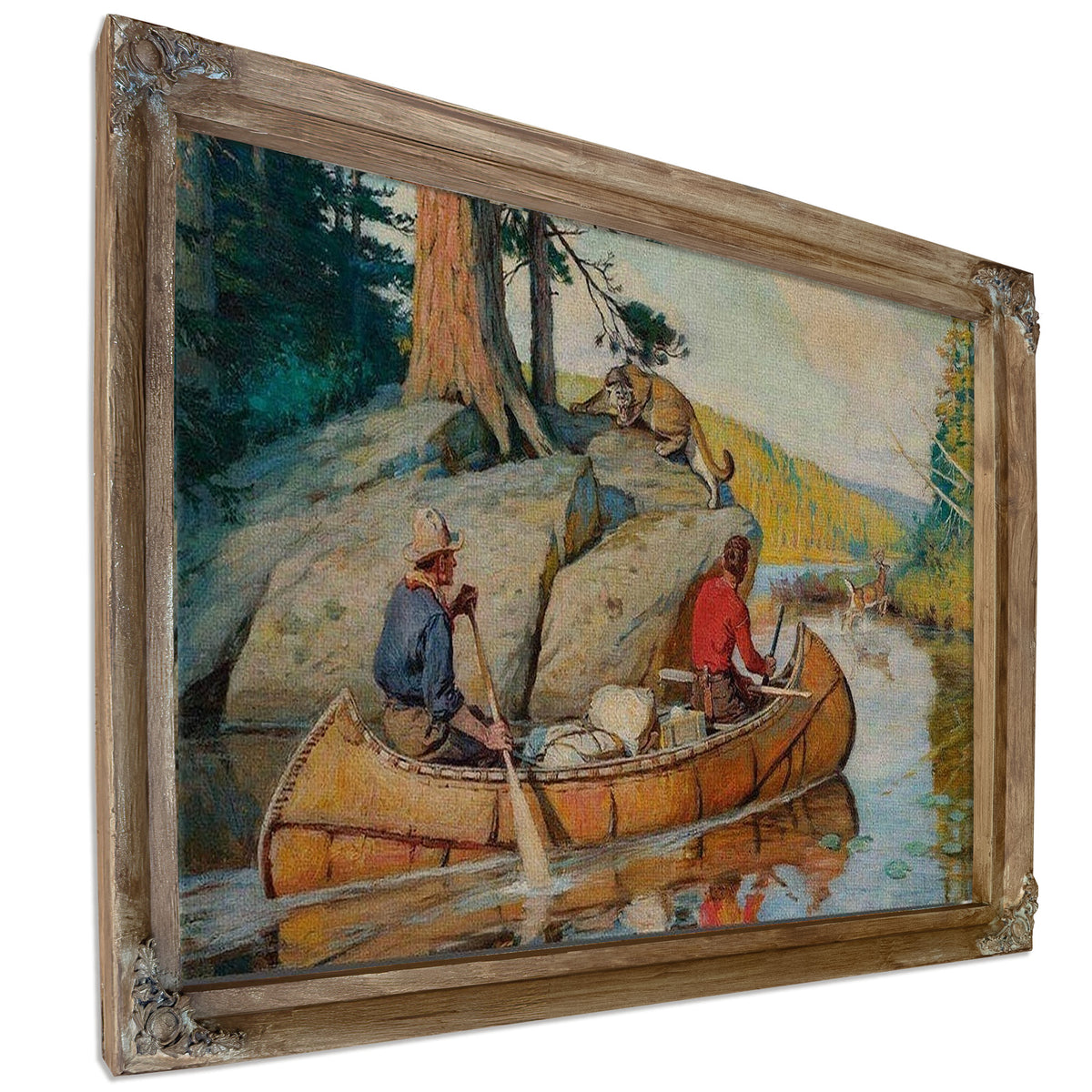 In The Canoe By Philip R. By Goodwin