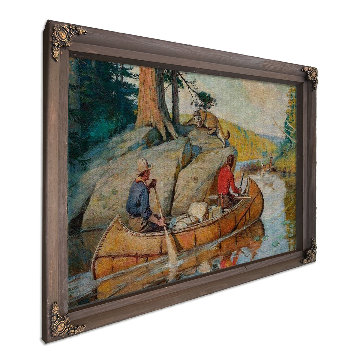 In The Canoe By Philip R. By Goodwin