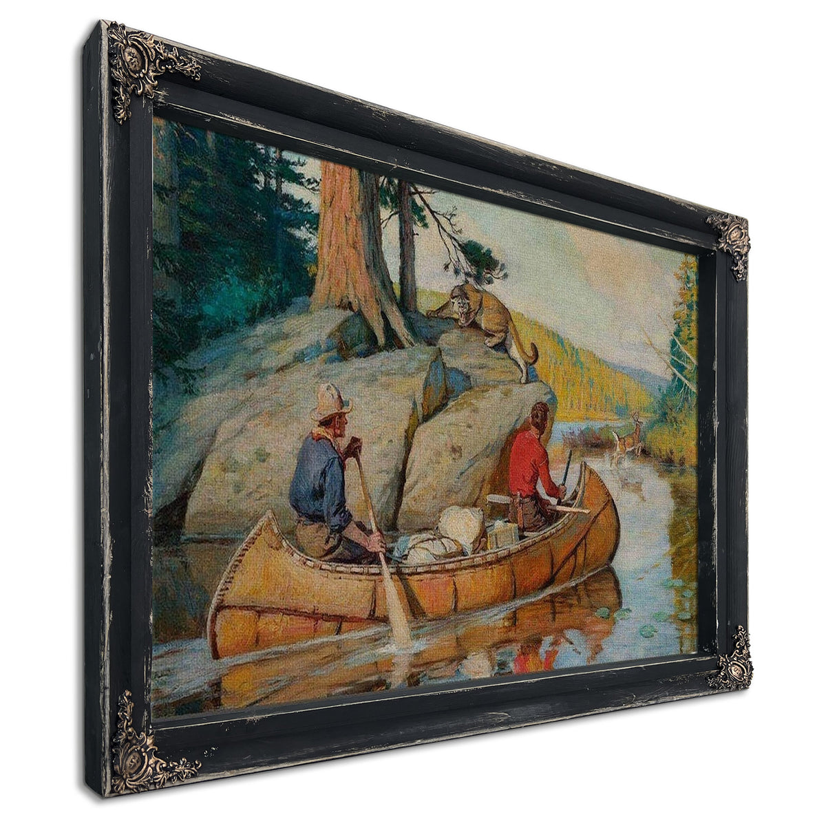 In The Canoe By Philip R. By Goodwin