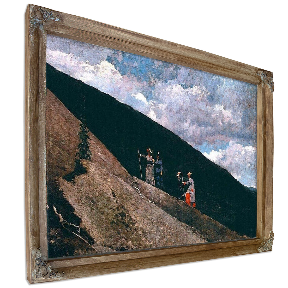 In The Mountains By Winslow Homer