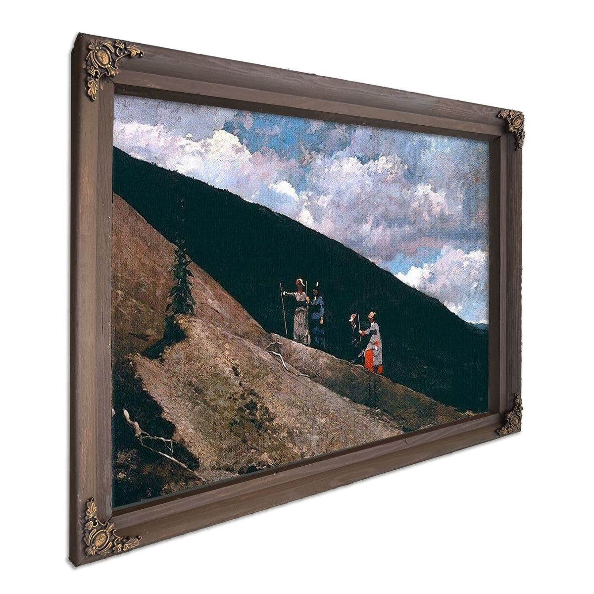 In The Mountains By Winslow Homer