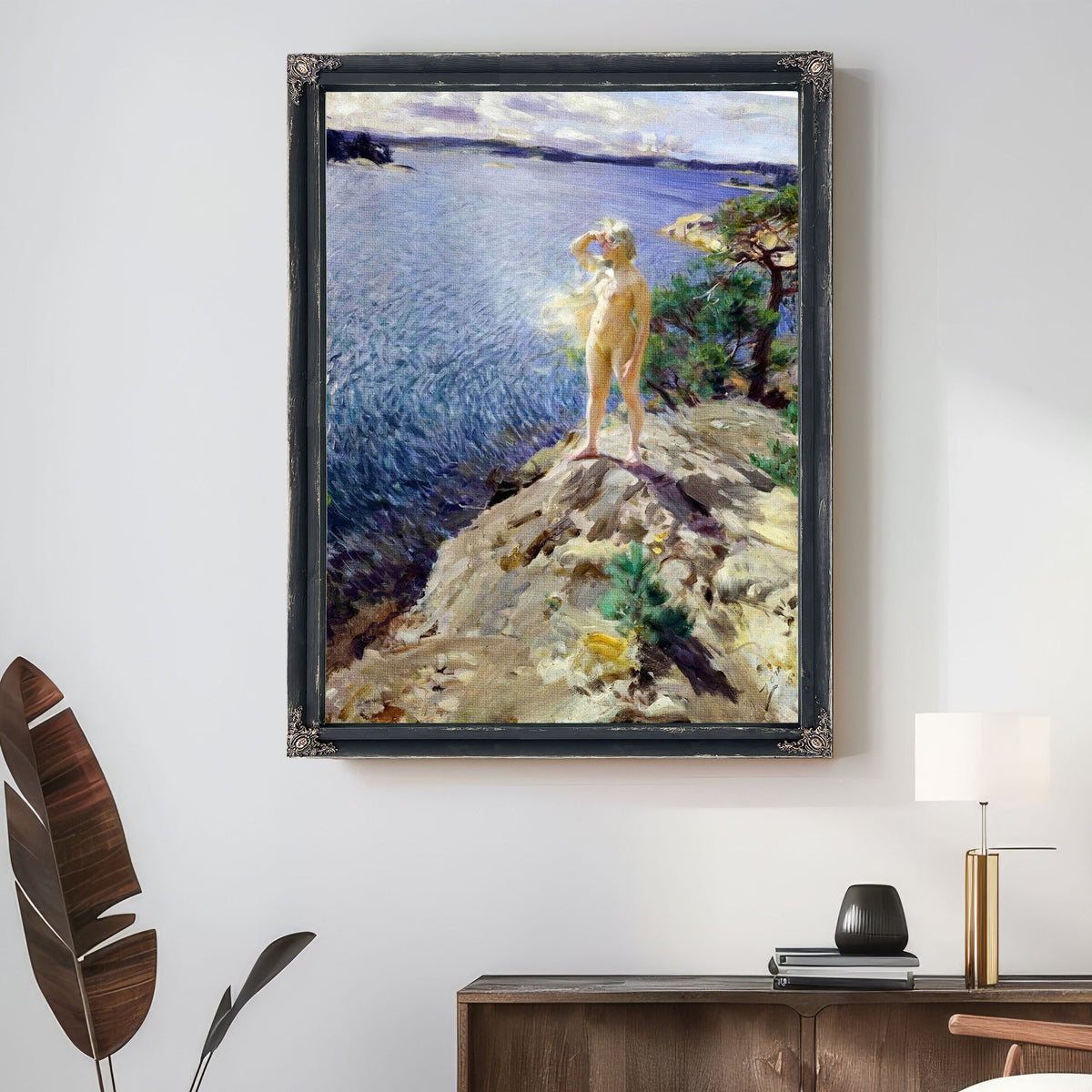 In The Skerries Painting Anders Zorn Canvas Art