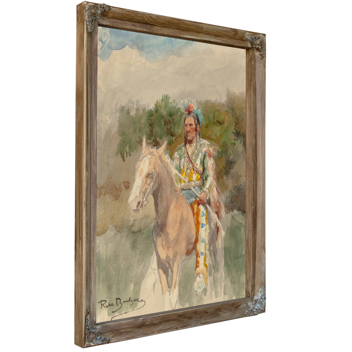 Indian On Horseback by Rosa Bonheur