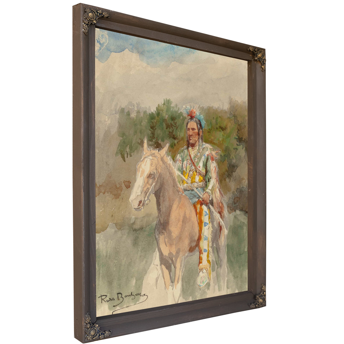 Indian On Horseback by Rosa Bonheur