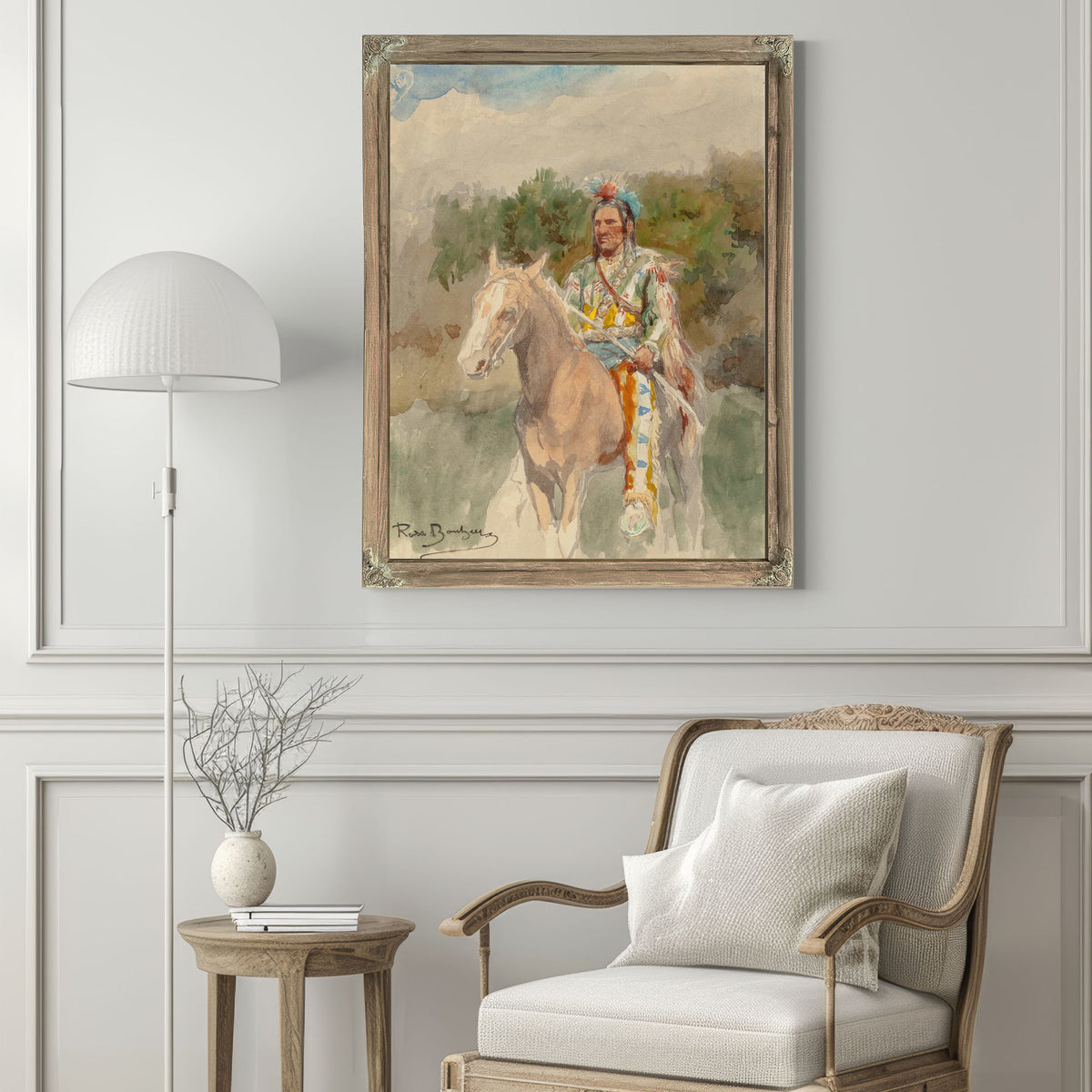 Indian On Horseback by Rosa Bonheur