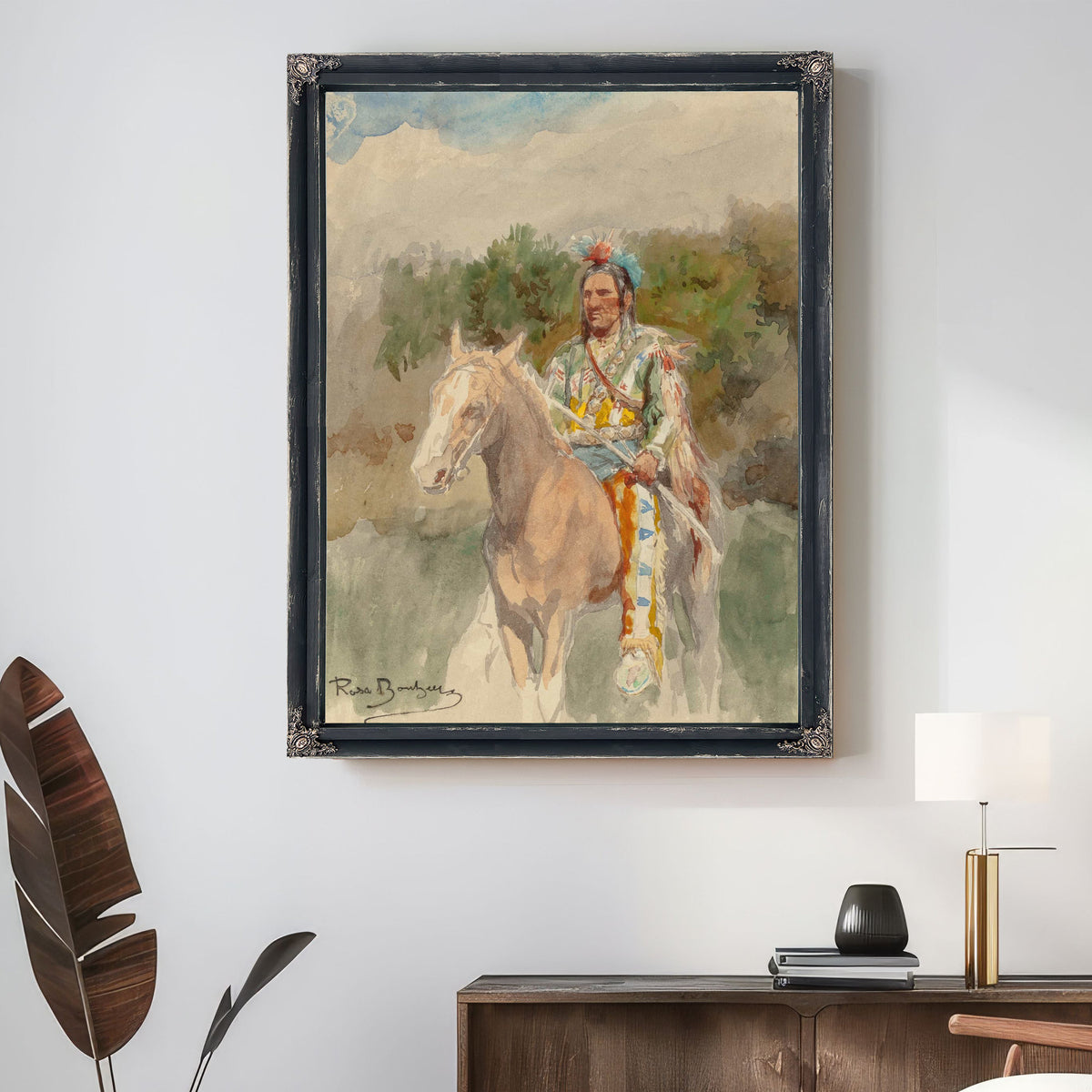 Indian On Horseback by Rosa Bonheur
