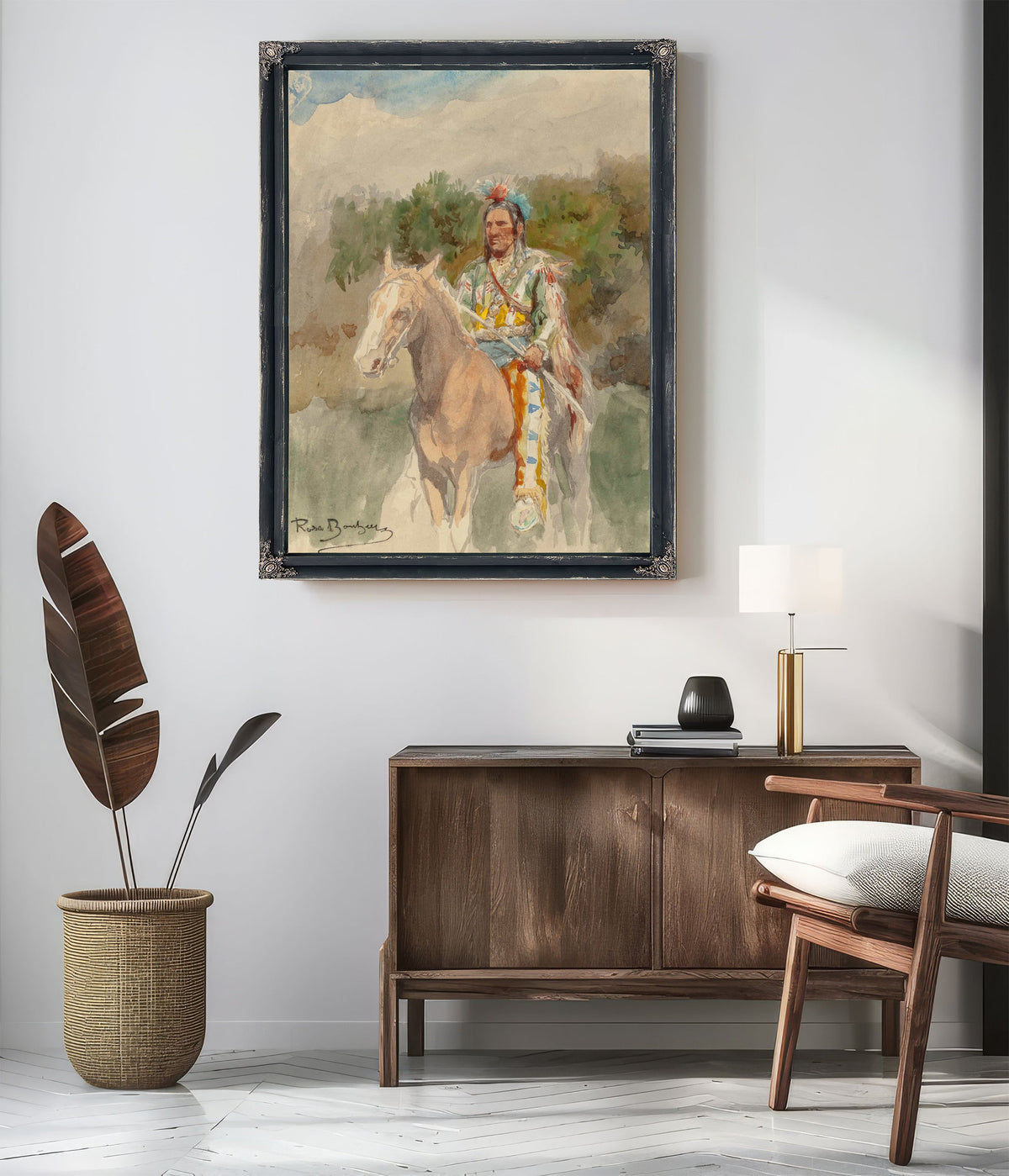 Indian On Horseback by Rosa Bonheur