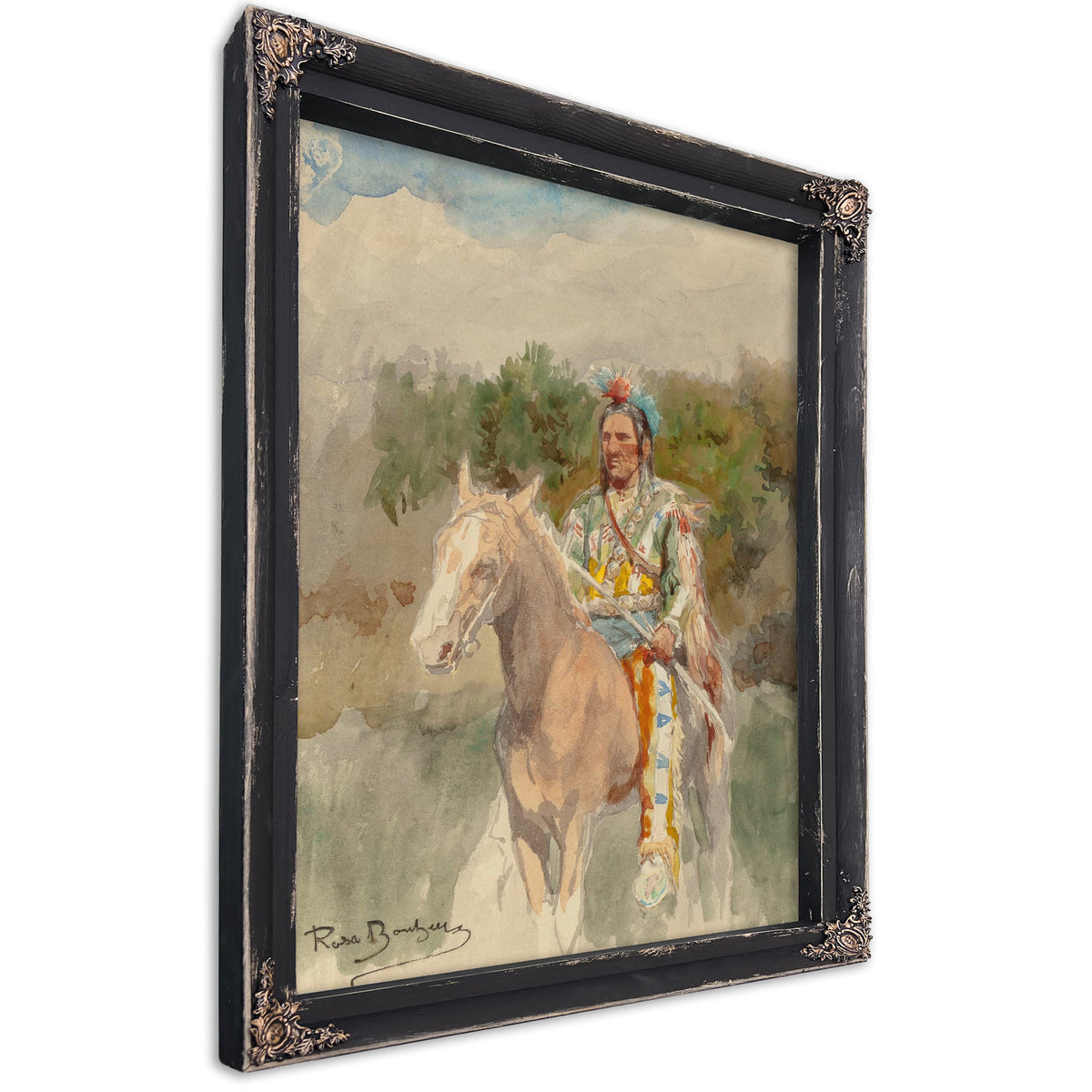 Indian On Horseback by Rosa Bonheur