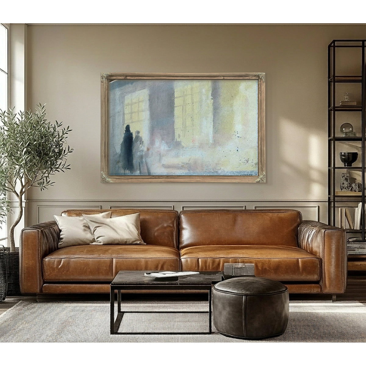 Interior At Petworth By Jwm Turner