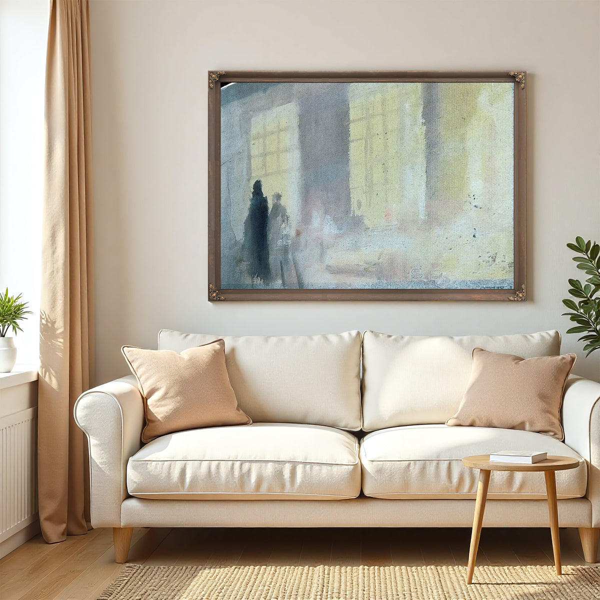 Interior At Petworth By Jwm Turner