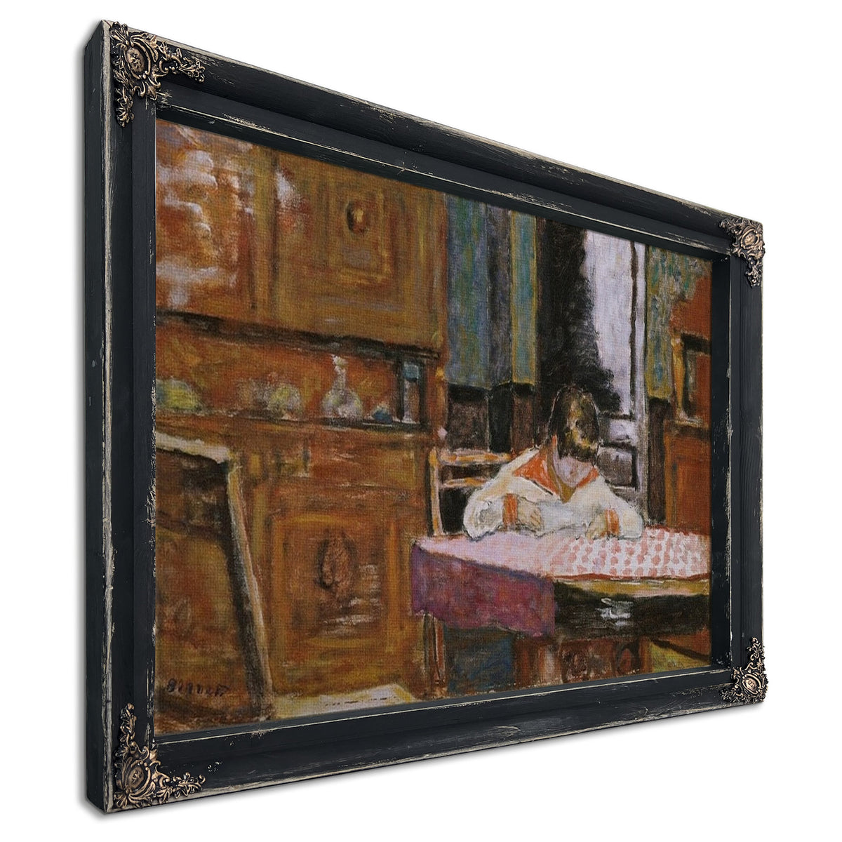 Interior With Boy By Pierre Bonnard