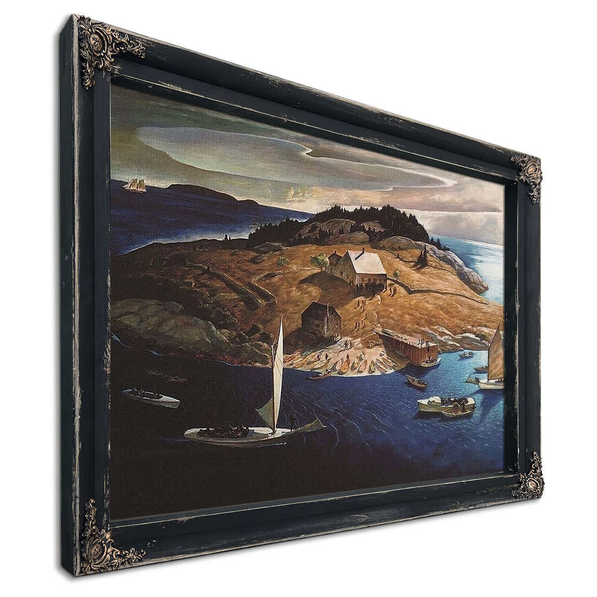 Island Funeral By N.C. Wyeth