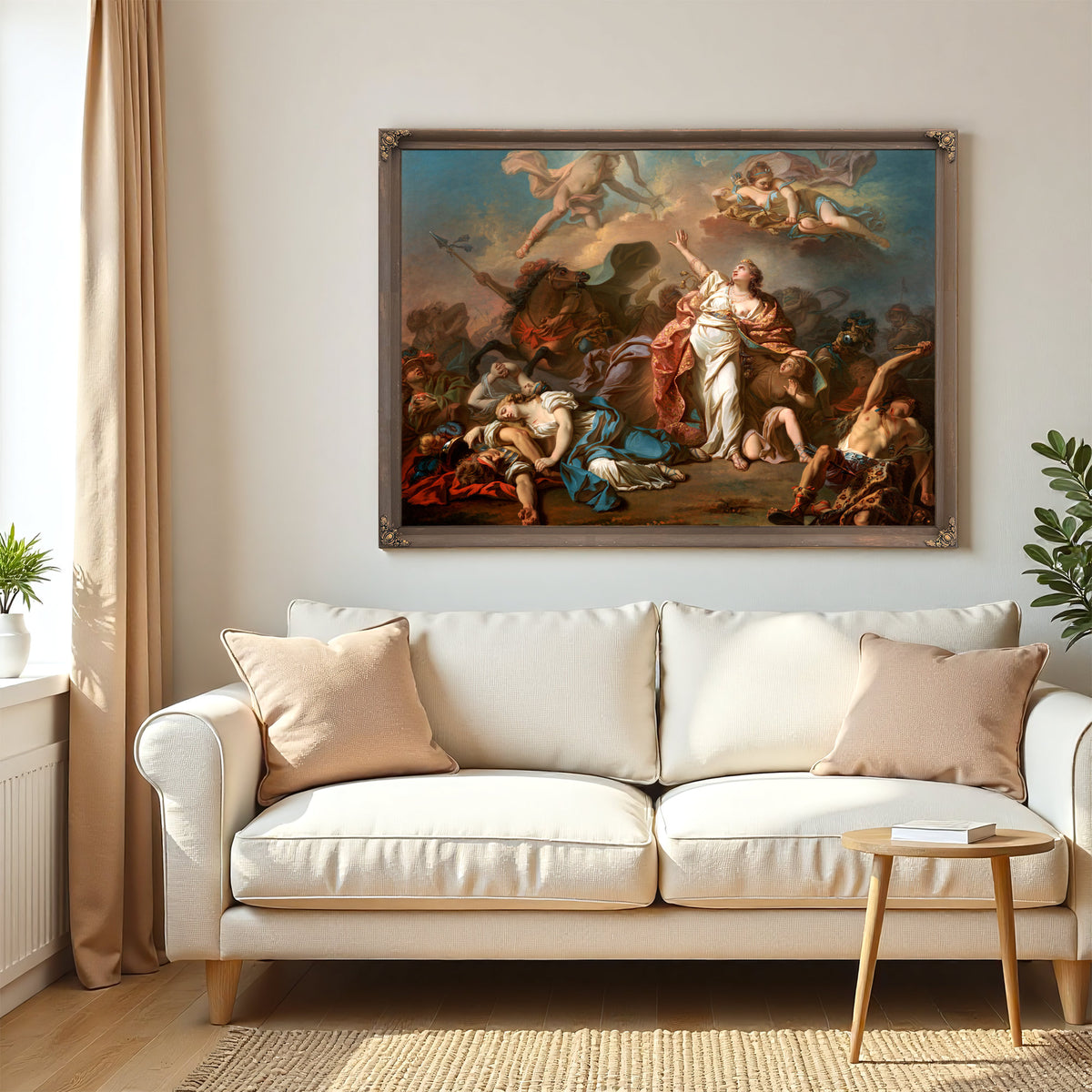 Apollo Diana Attacking Children Niobe By Jacques Louis David