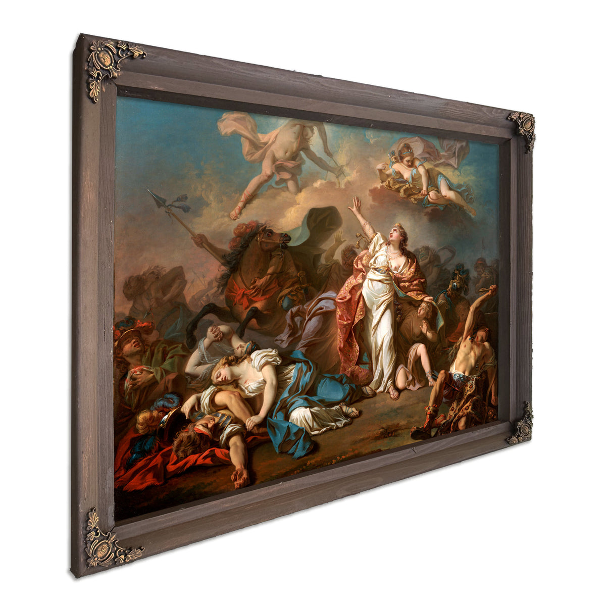 Apollo Diana Attacking Children Niobe By Jacques Louis David