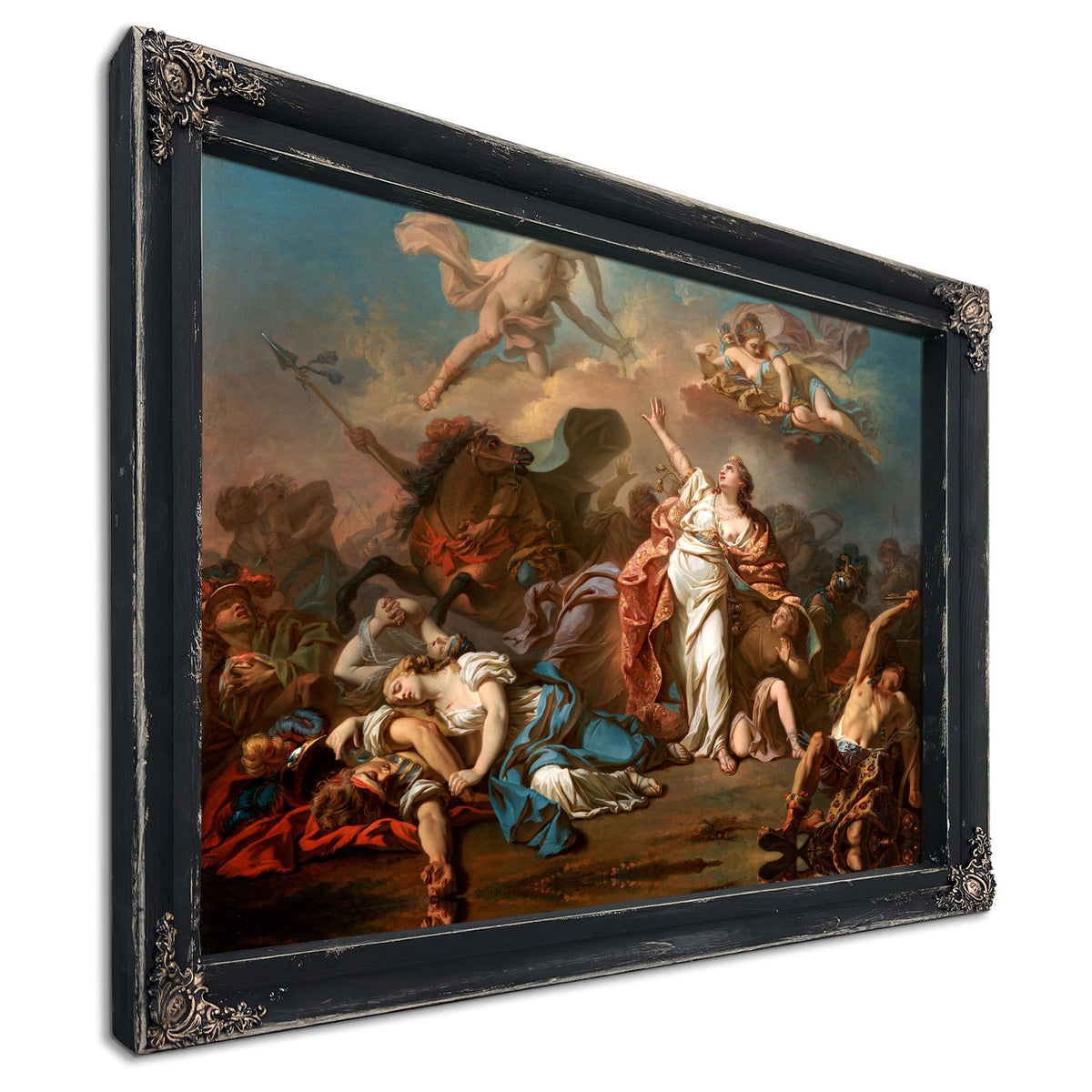 Apollo Diana Attacking Children Niobe By Jacques Louis David