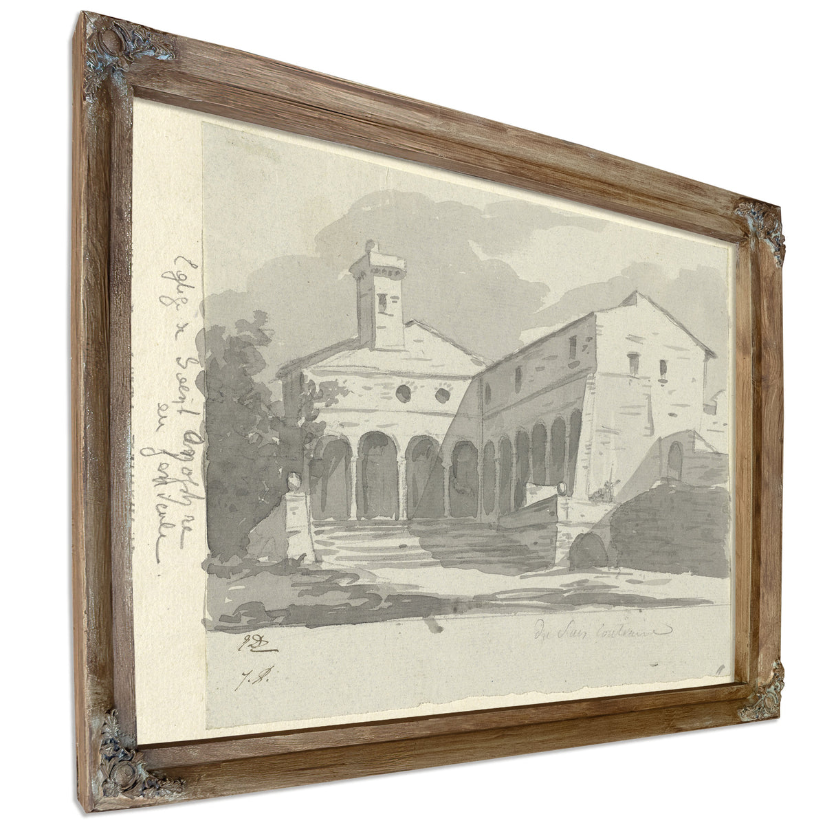 Church Sant Onofrio Rome 1775 80 By Jacques Louis David