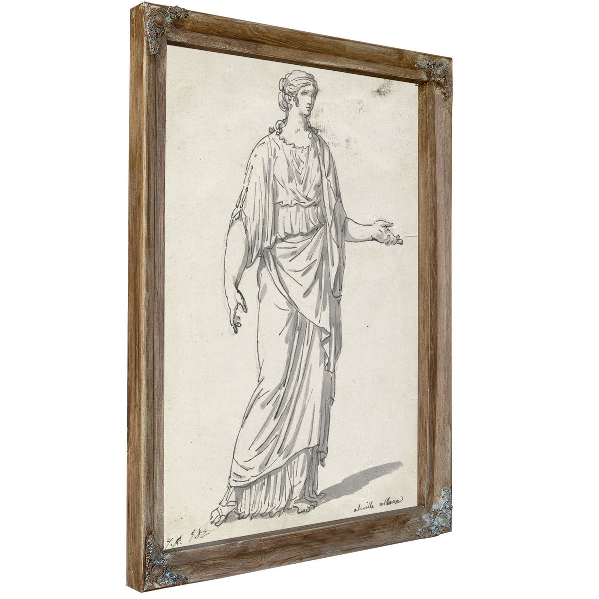 Classical Sculpture a Woman an By Jacques Louis David