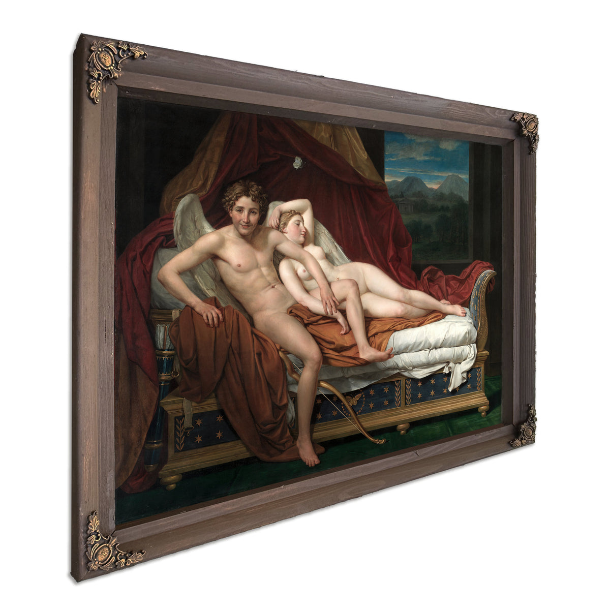 Cupid Psyche 1817 By Jacques Louis David