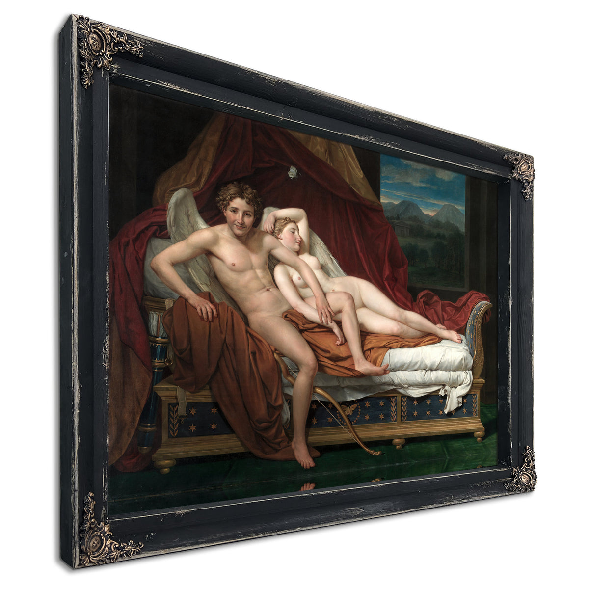 Cupid Psyche 1817 By Jacques Louis David