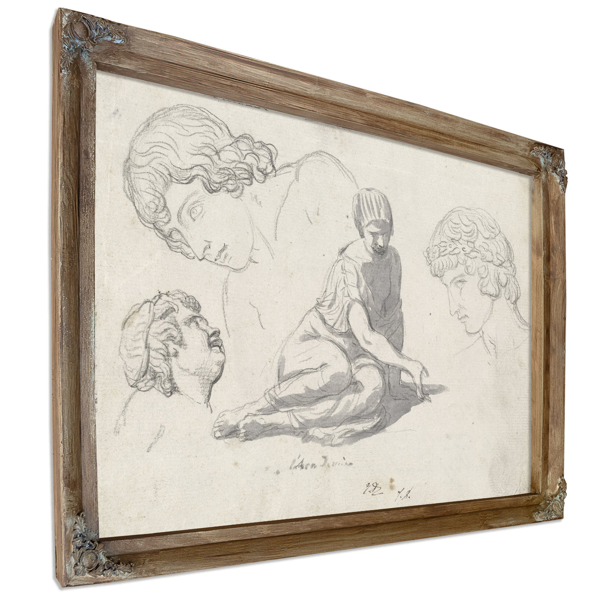 Dice Thrower Other Studies After By Jacques Louis David