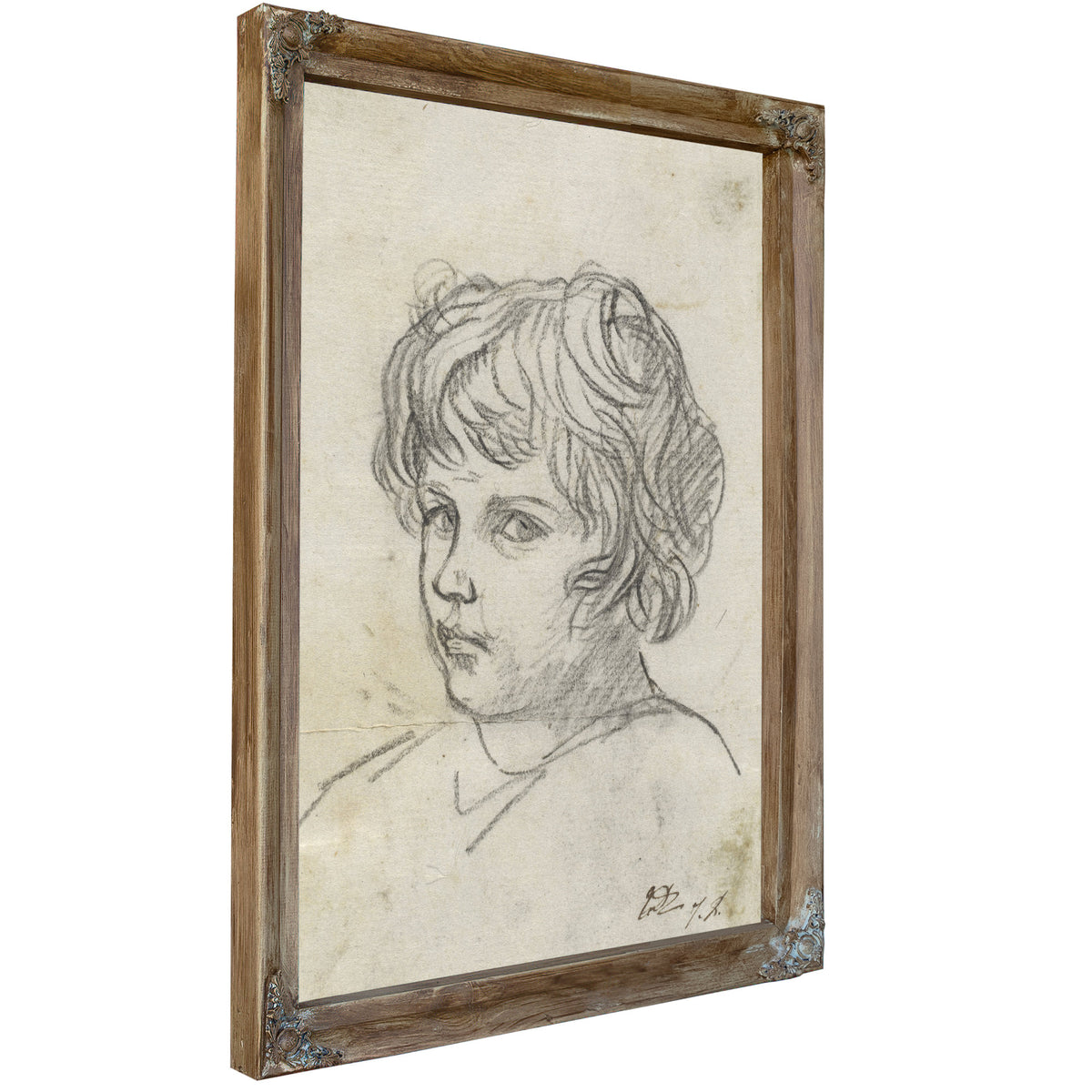 Head a Boy 1775 80 By Jacques Louis David