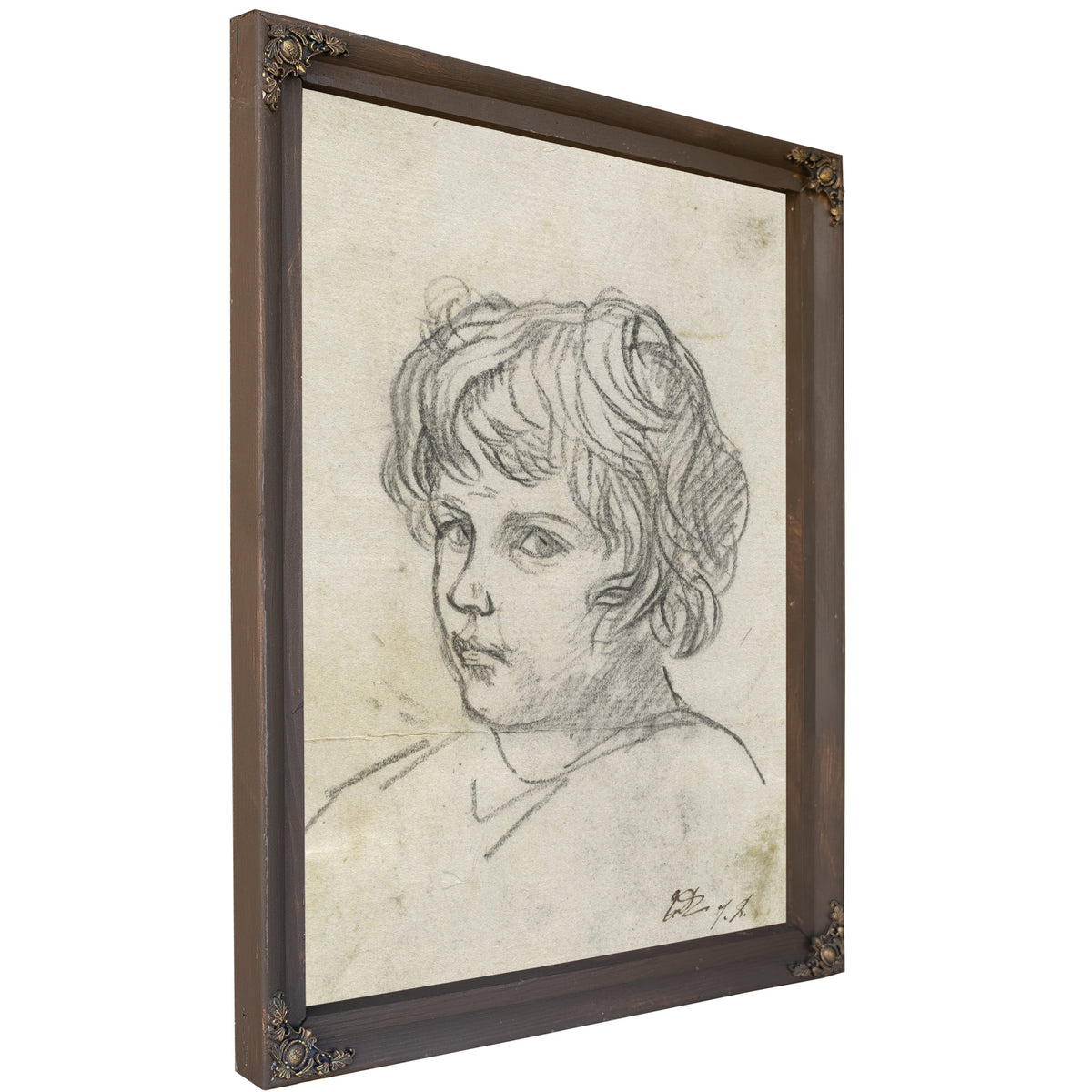 Head a Boy 1775 80 By Jacques Louis David
