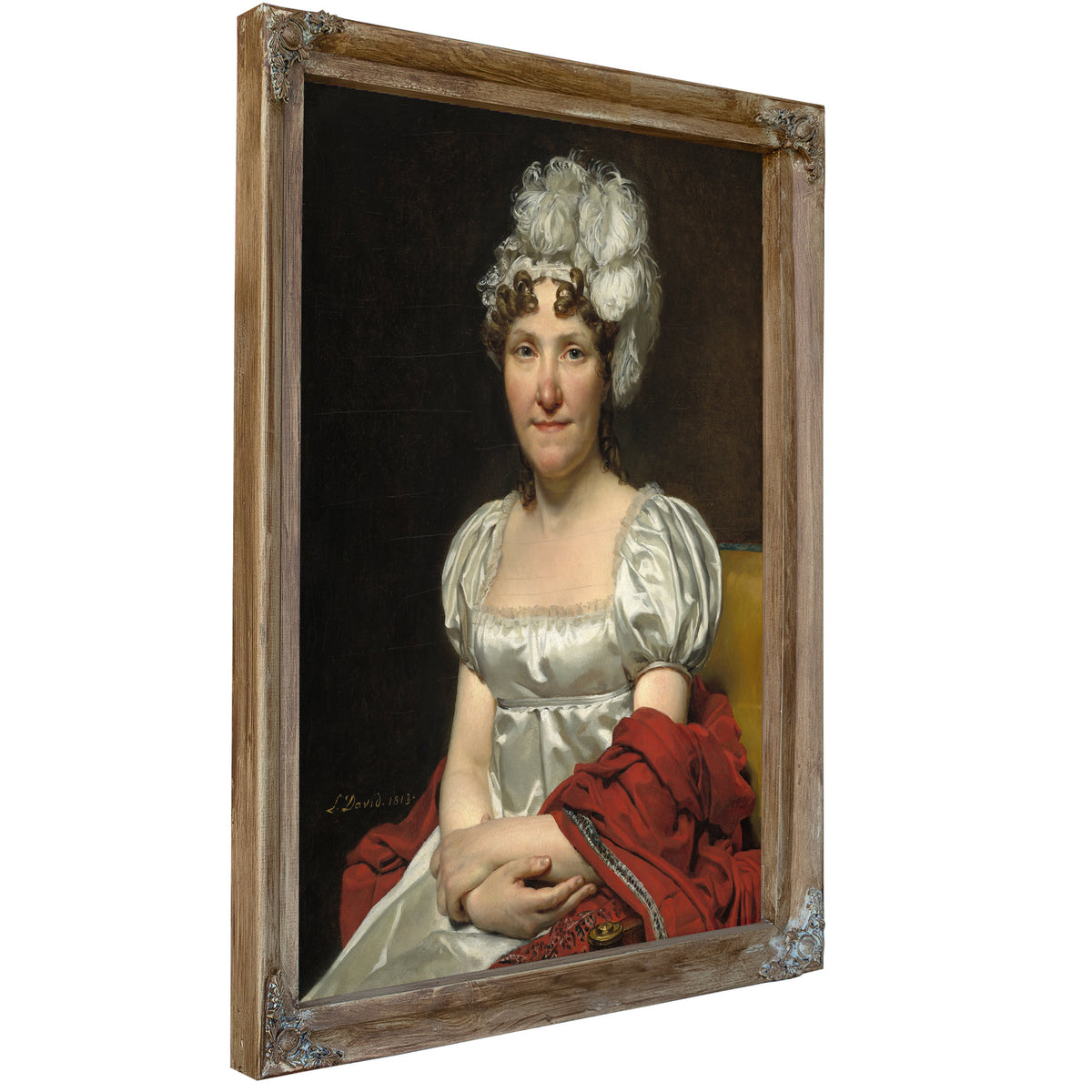 Madame David 1813 By Jacques Louis David