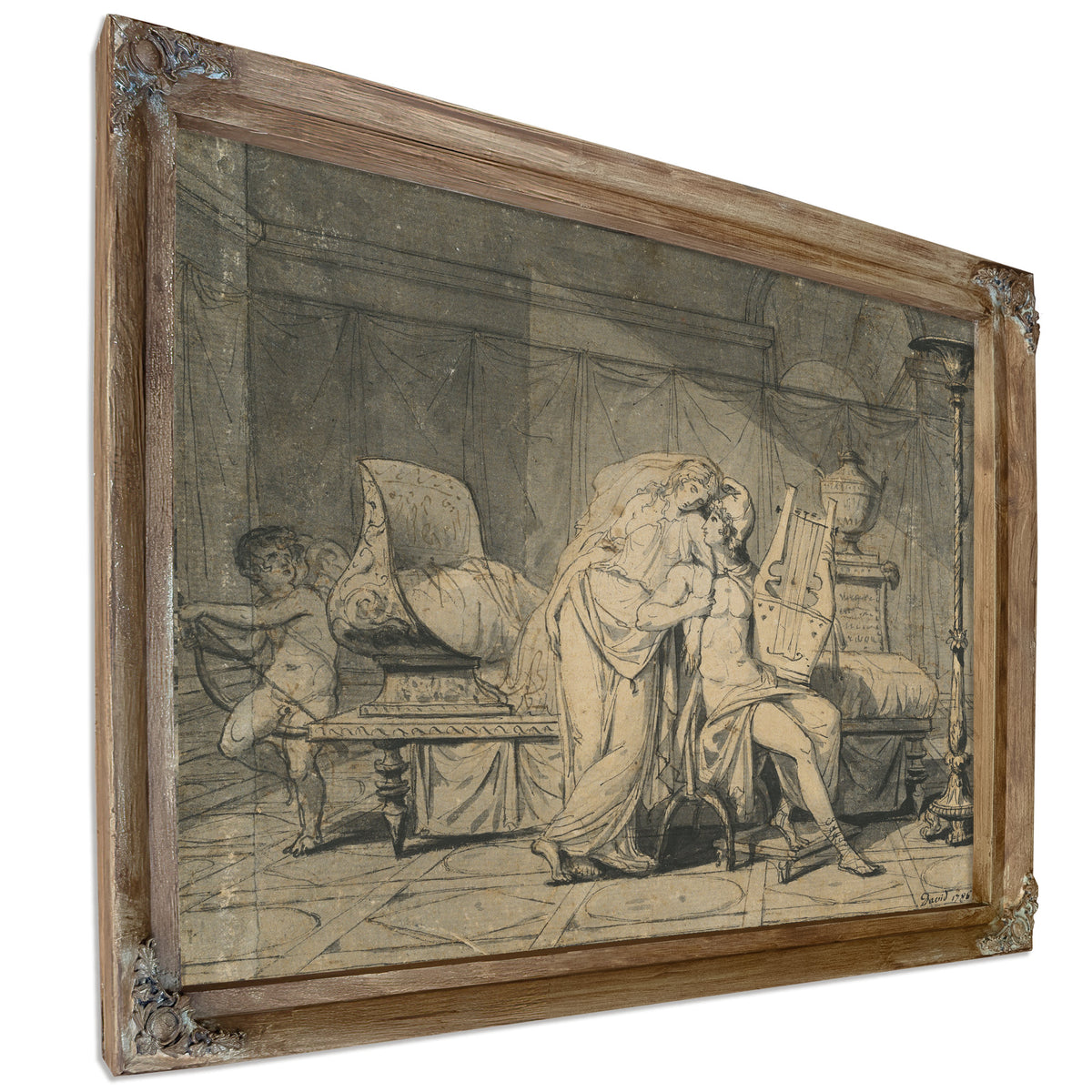 Paris Helen 1786 By Jacques Louis David