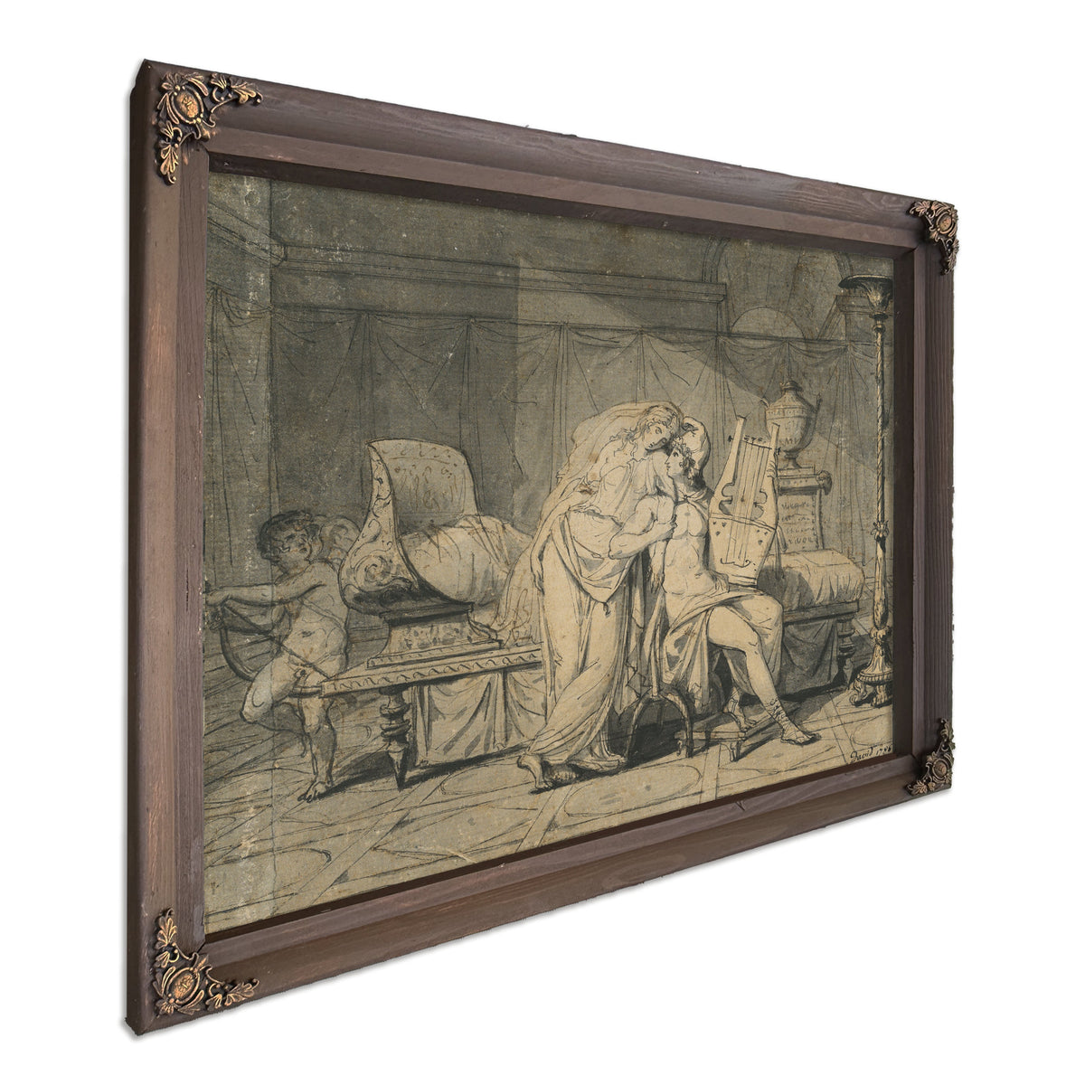 Paris Helen 1786 By Jacques Louis David