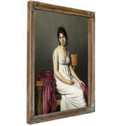 Portrait a Young Woman White C 1798 By Jacques Louis David