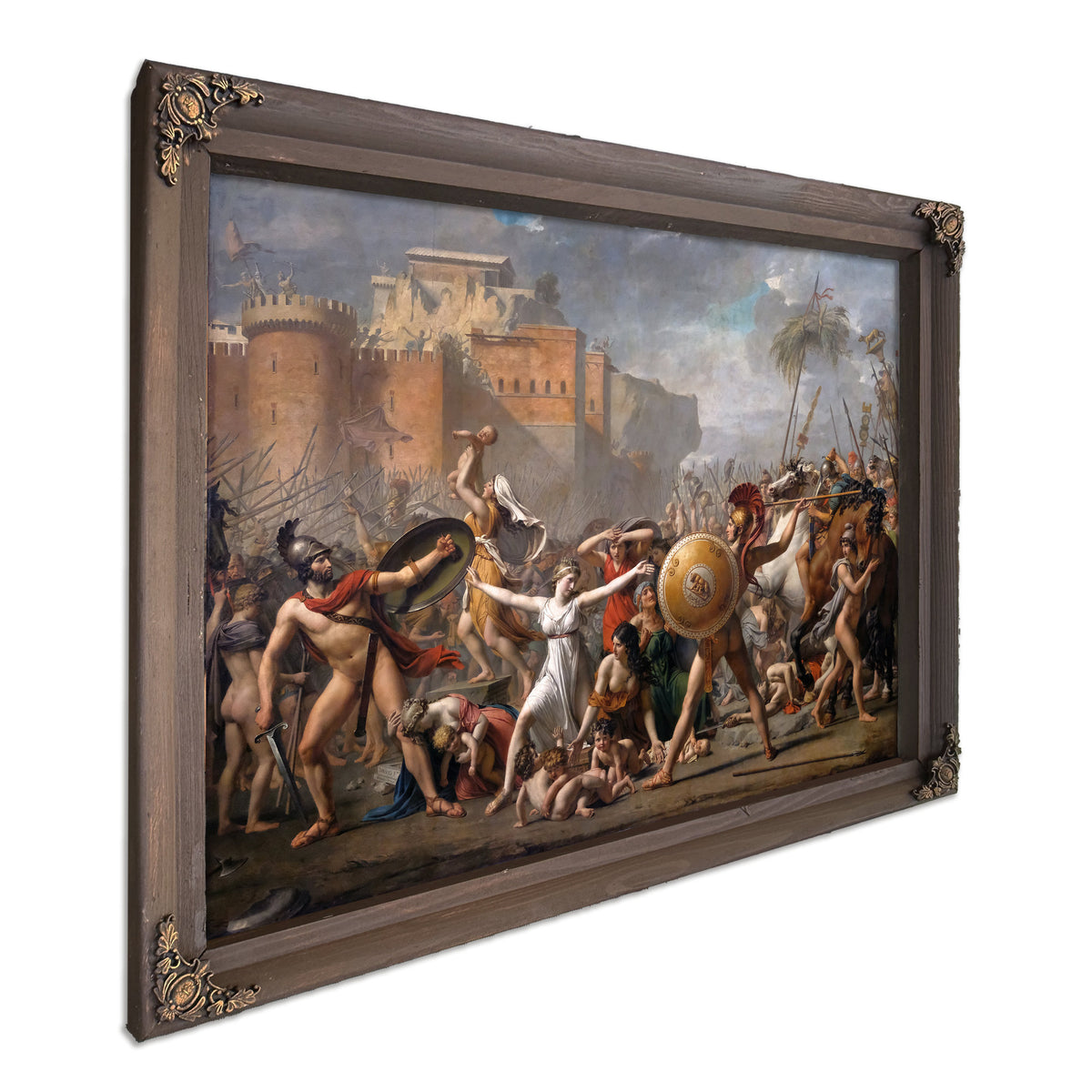 The Intervention the Sabine Women 1799 By Jacques Louis David