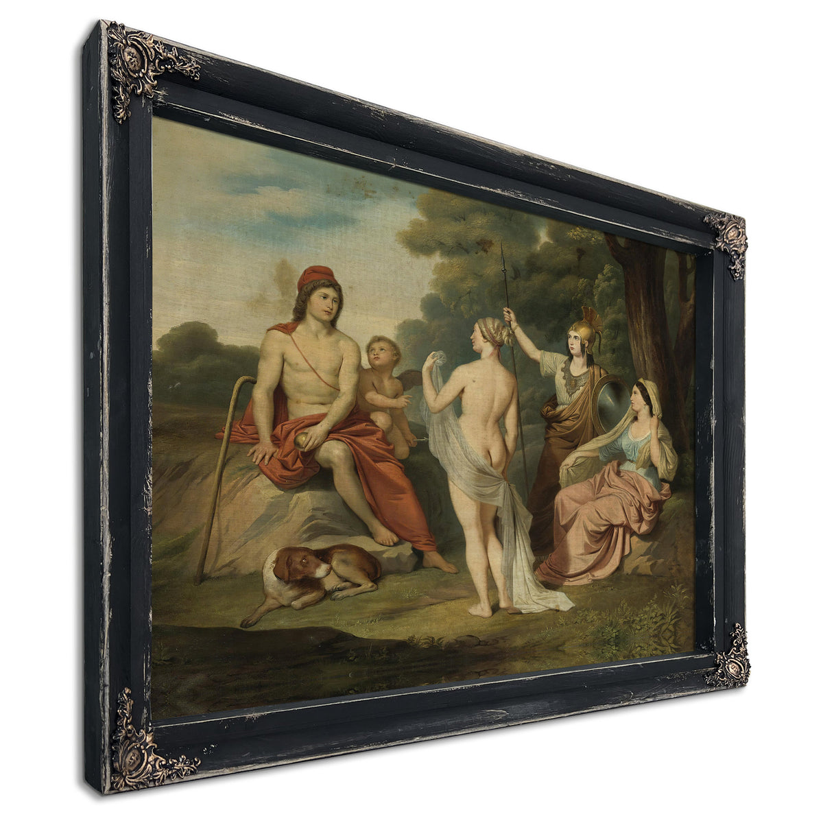 The Judgment Paris By Jacques Louis David