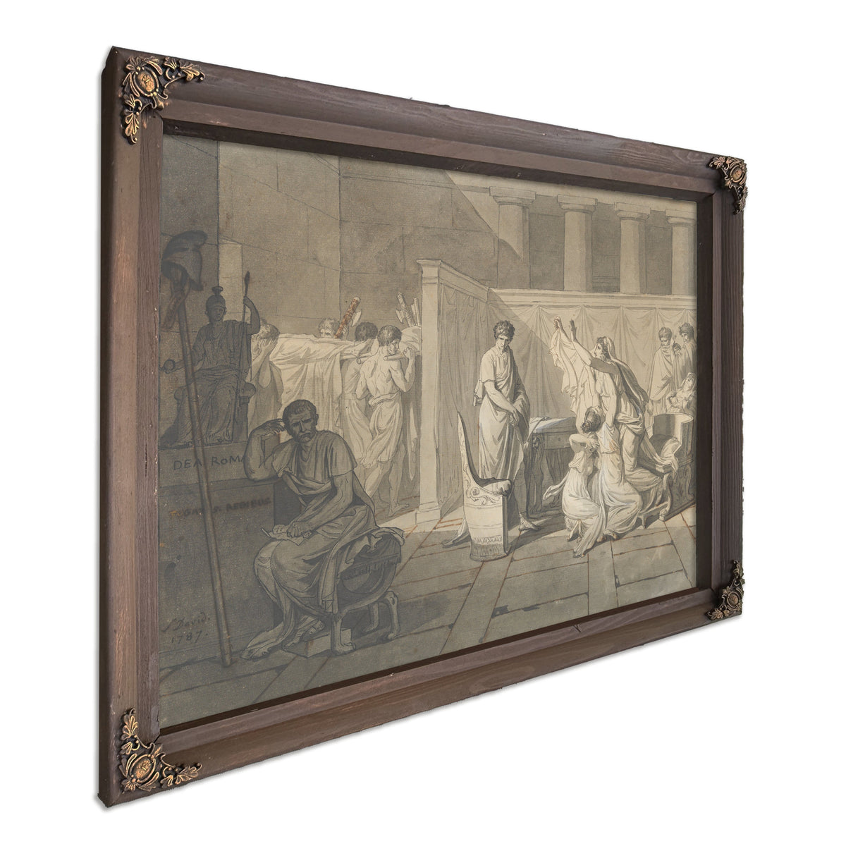 The Lictors Bringing Brutus Bodies His 02 By Jacques Louis David