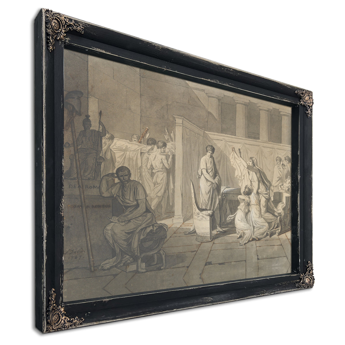 The Lictors Bringing Brutus Bodies His 02 By Jacques Louis David