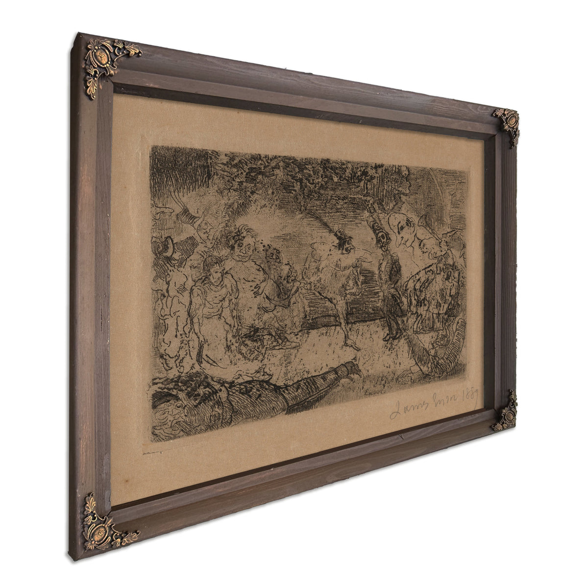 Le Bal Fantastique 1889 By James Ensor