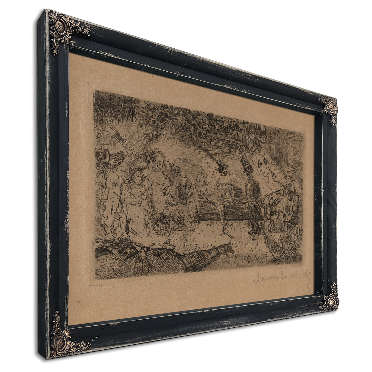 Le Bal Fantastique 1889 By James Ensor