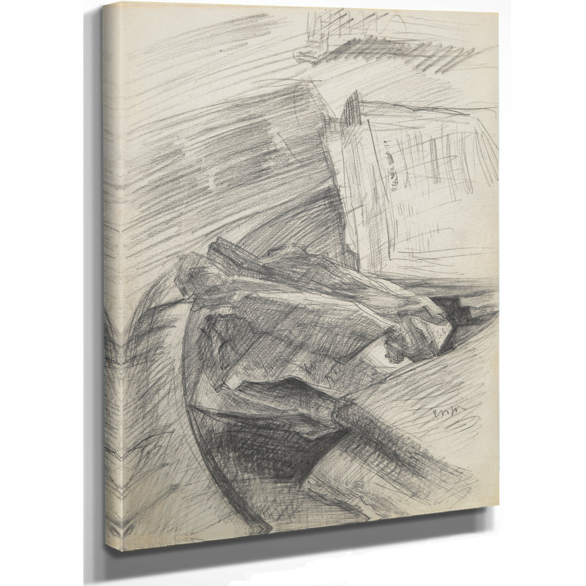 Papers Books Arranged a Table Late By James Ensor