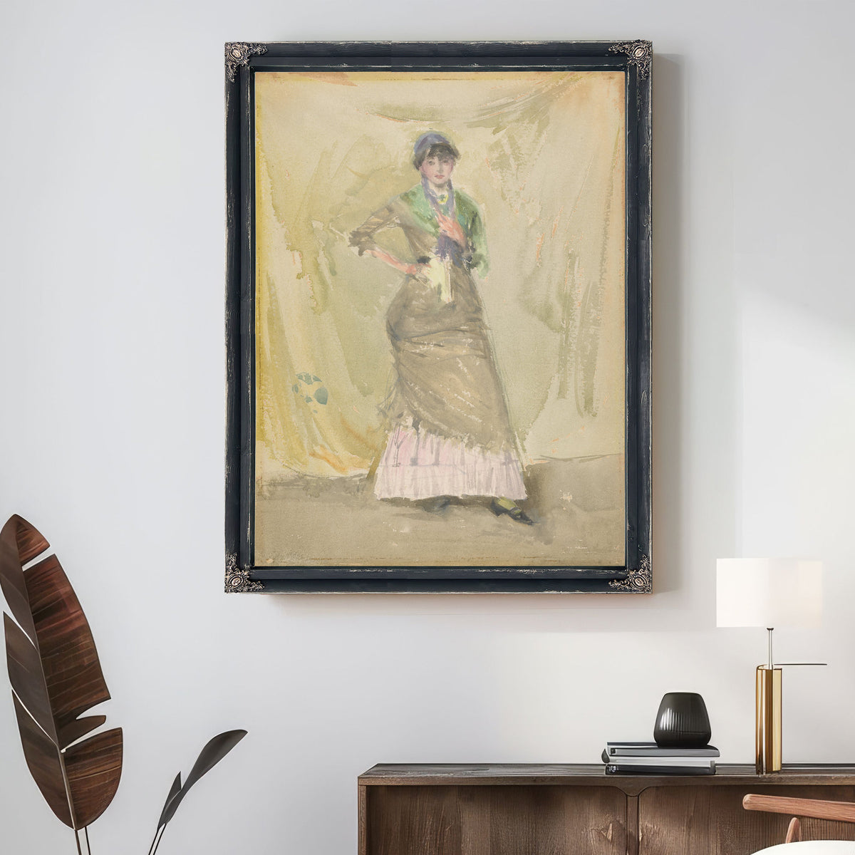 A Note Green 1883 1884 By James Whistler