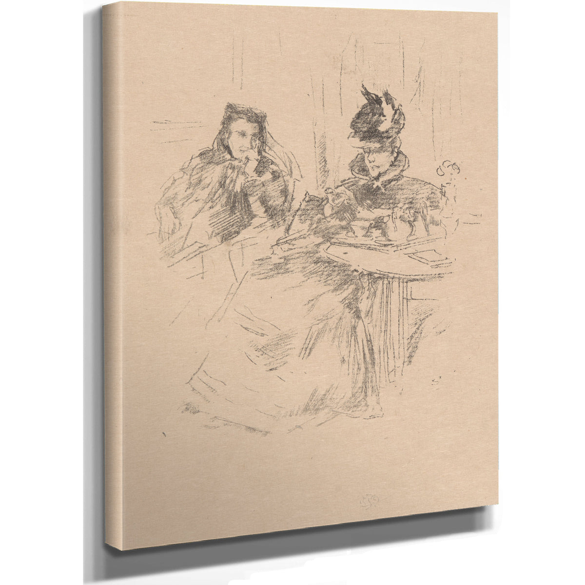 Afternoon Tea Ca 18931894 By James Whistler